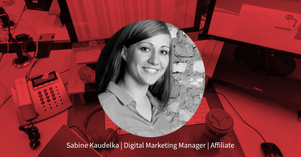 Sabine Kaudelka – Senior Digital Marketing Manager Affiliate